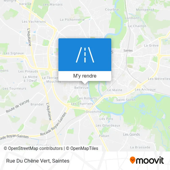 Rue Du Chêne Vert plan