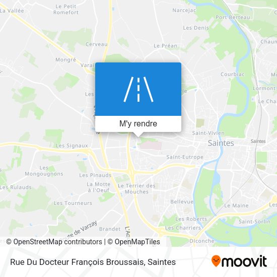 Rue Du Docteur François Broussais plan