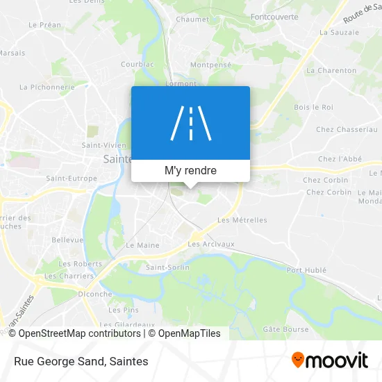 Rue George Sand plan