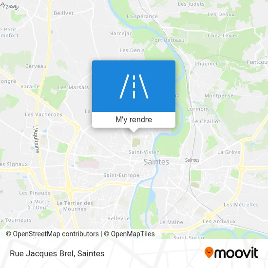 Rue Jacques Brel plan