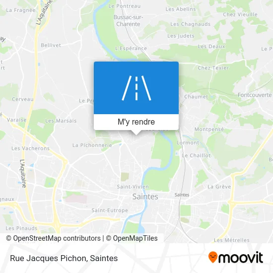 Rue Jacques Pichon plan