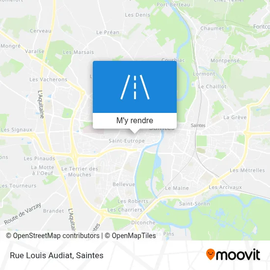Rue Louis Audiat plan