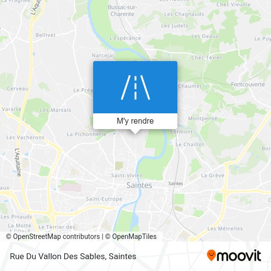 Rue Du Vallon Des Sables plan