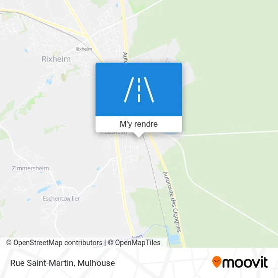 Rue Saint-Martin plan