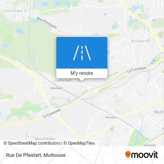 Rue De Pfastatt plan