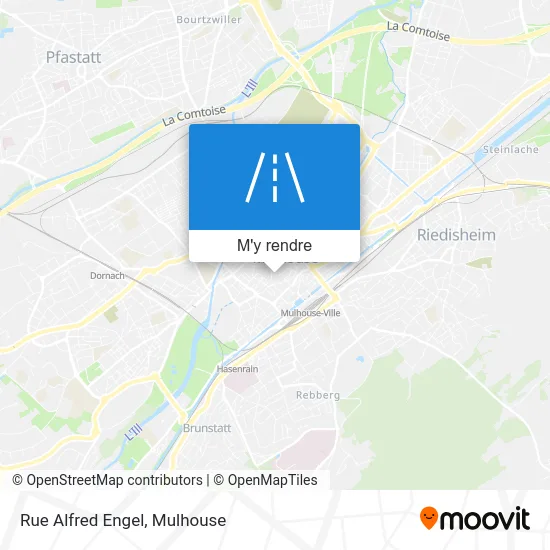 Rue Alfred Engel plan