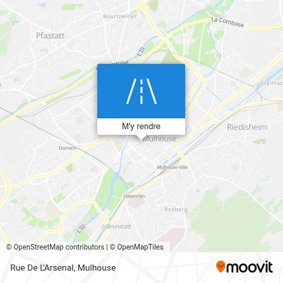 Rue De L'Arsenal plan