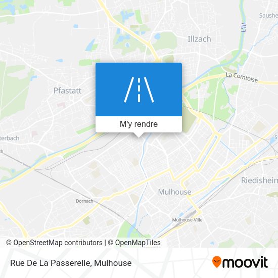 Rue De La Passerelle plan