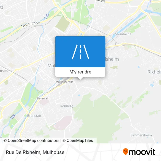 Rue De Rixheim plan