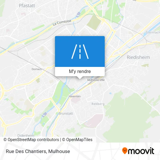 Rue Des Chantiers plan