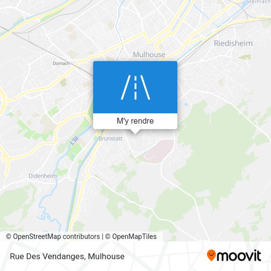 Rue Des Vendanges plan