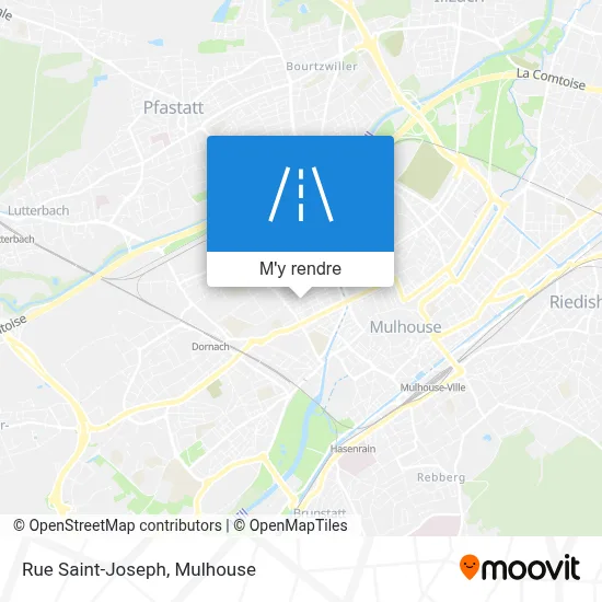 Rue Saint-Joseph plan