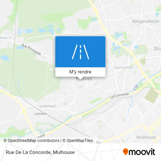 Rue De La Concorde plan
