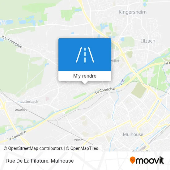 Rue De La Filature plan