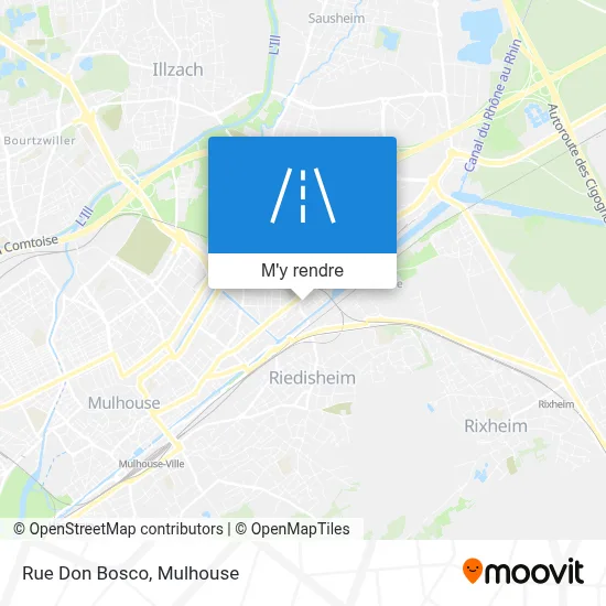 Rue Don Bosco plan