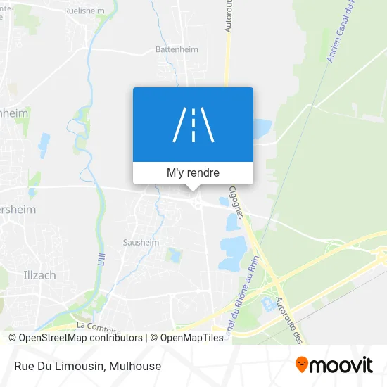 Rue Du Limousin plan