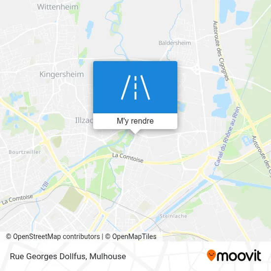 Rue Georges Dollfus plan