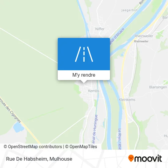 Rue De Habsheim plan