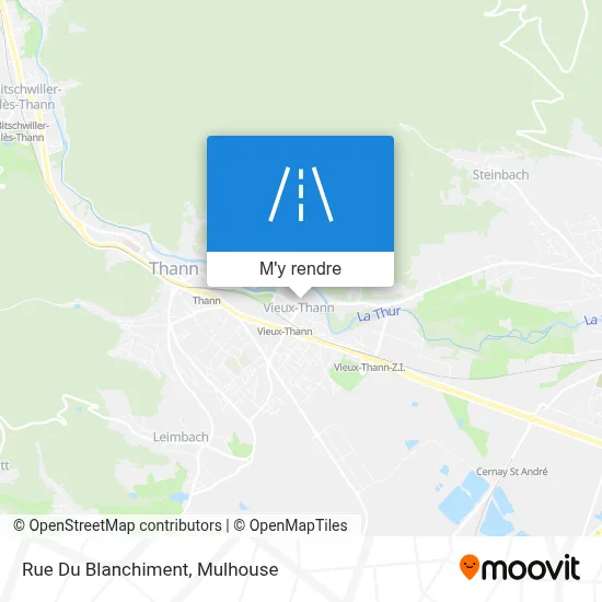 Rue Du Blanchiment plan