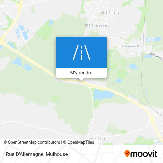 Rue D'Allemagne plan