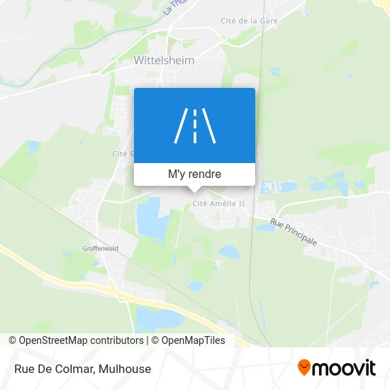 Rue De Colmar plan