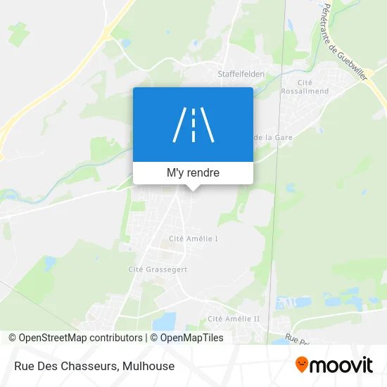 Rue Des Chasseurs plan