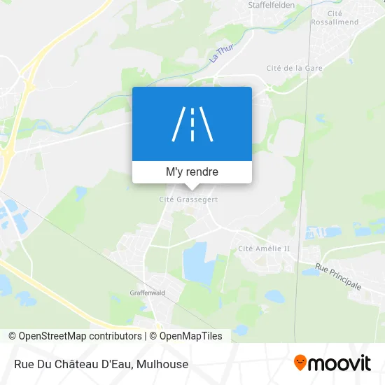 Rue Du Château D'Eau plan