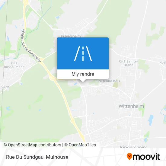 Rue Du Sundgau plan