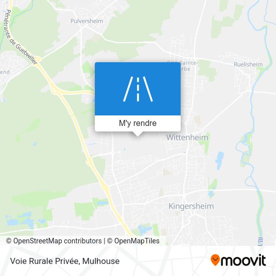 Voie Rurale Privée plan