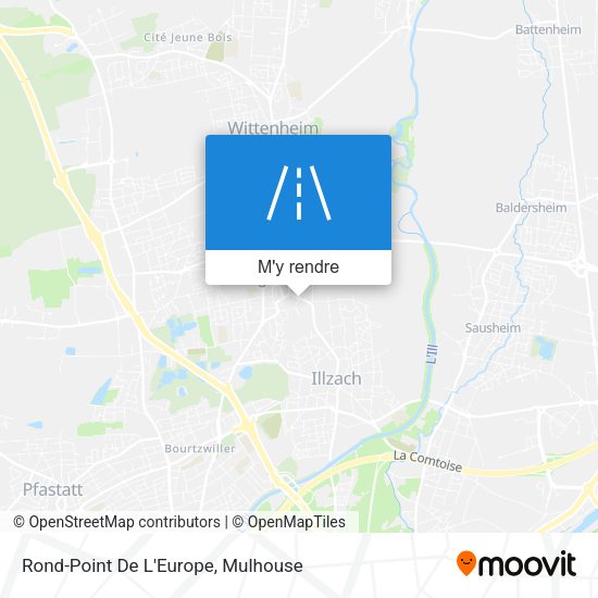 Rond-Point De L'Europe plan