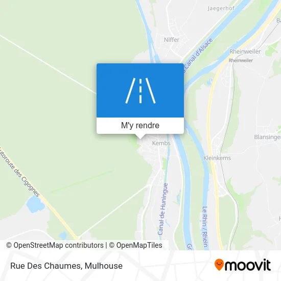 Rue Des Chaumes plan