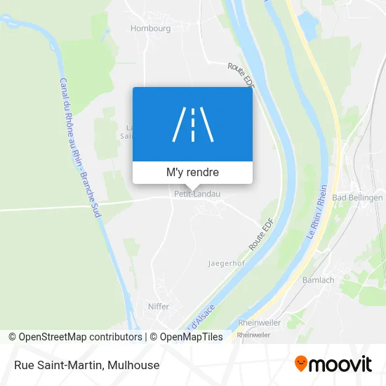 Rue Saint-Martin plan