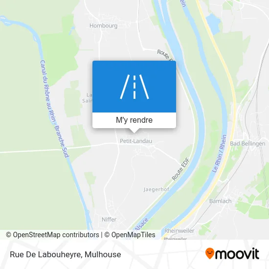 Rue De Labouheyre plan