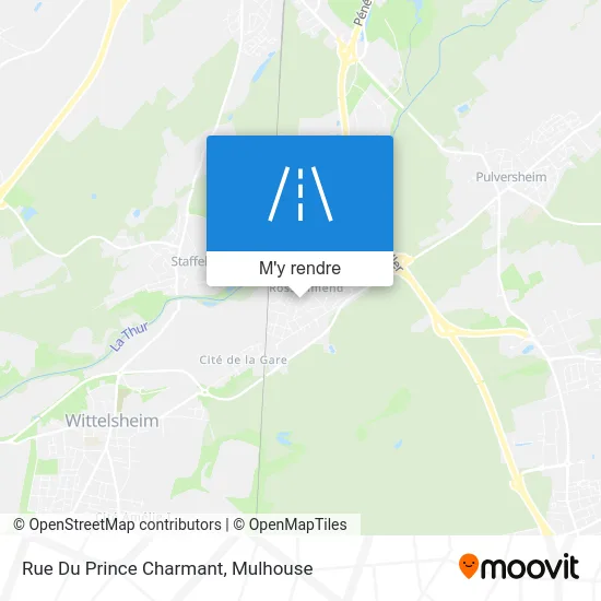 Rue Du Prince Charmant plan