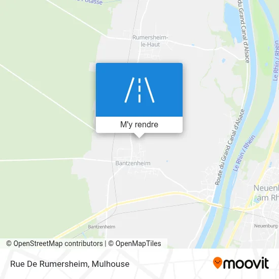 Rue De Rumersheim plan