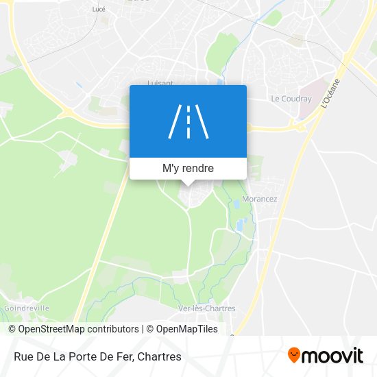 Rue De La Porte De Fer plan