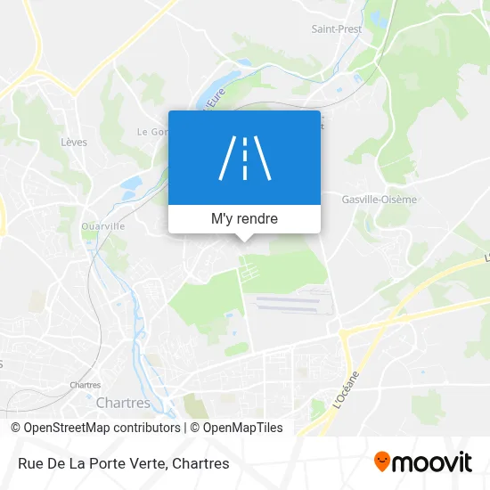 Rue De La Porte Verte plan