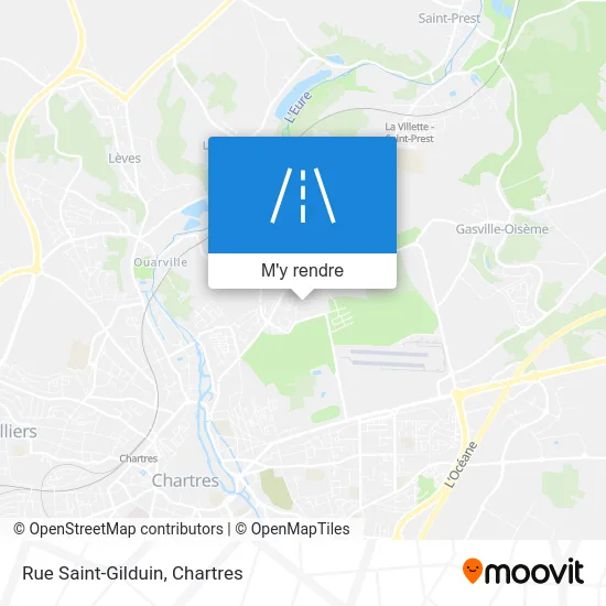 Rue Saint-Gilduin plan