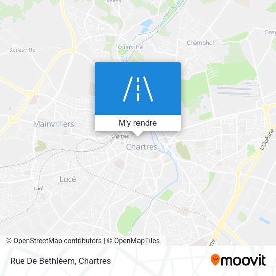 Rue De Bethléem plan