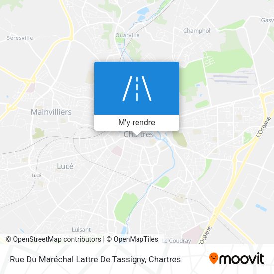Rue Du Maréchal Lattre De Tassigny plan