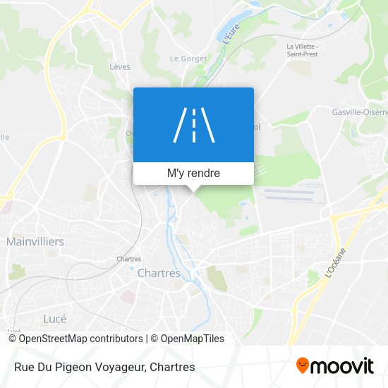 Rue Du Pigeon Voyageur plan