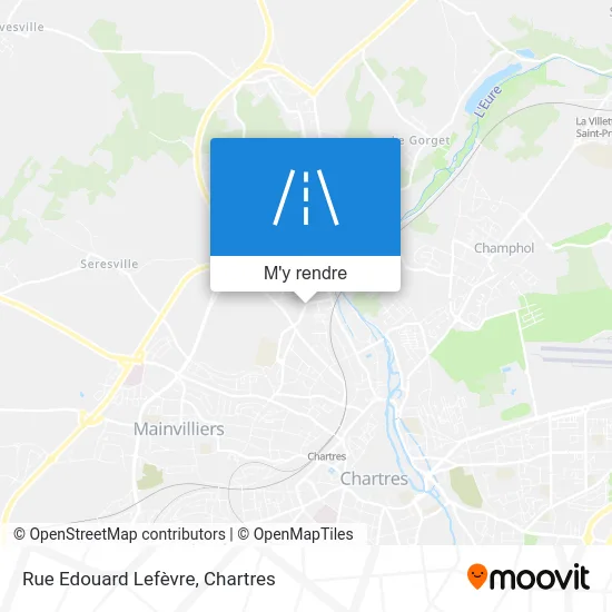 Rue Edouard Lefèvre plan