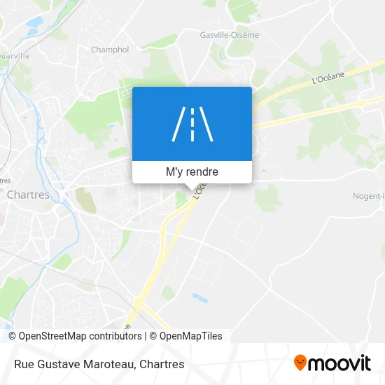 Rue Gustave Maroteau plan