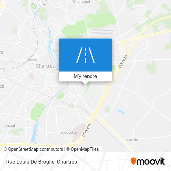 Rue Louis De Broglie plan