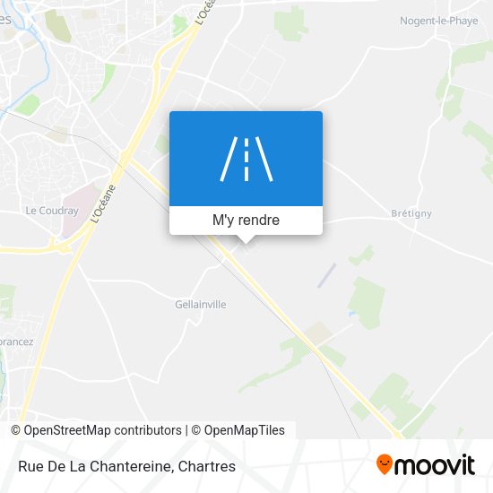 Rue De La Chantereine plan