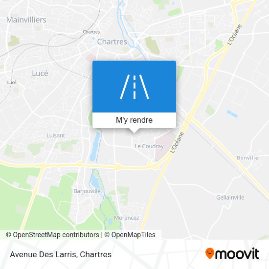 Avenue Des Larris plan