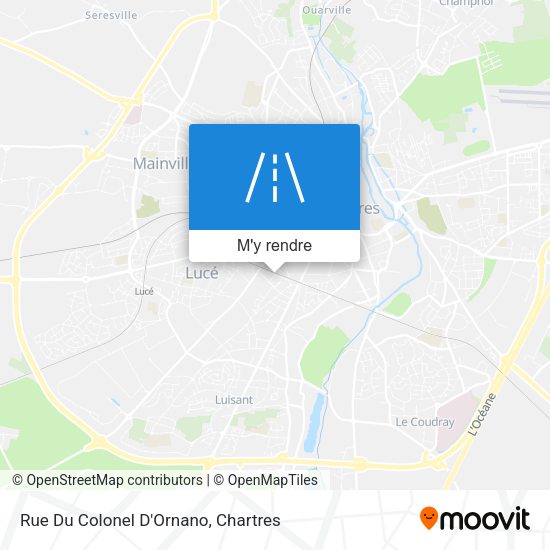 Rue Du Colonel D'Ornano plan