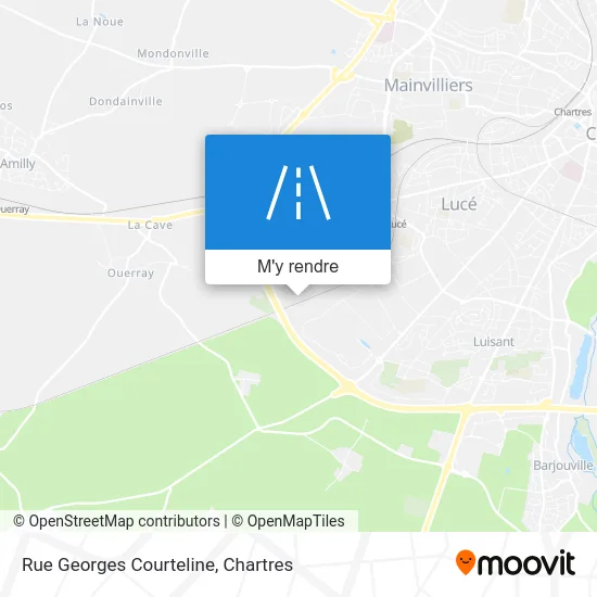 Rue Georges Courteline plan