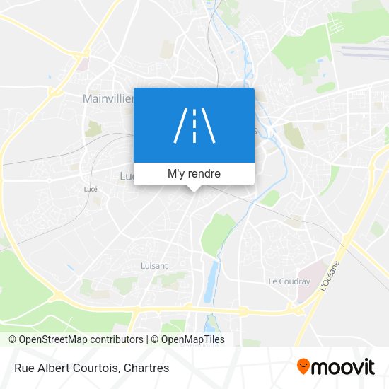 Rue Albert Courtois plan