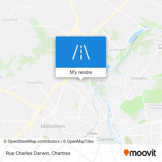 Rue Charles Darwin plan